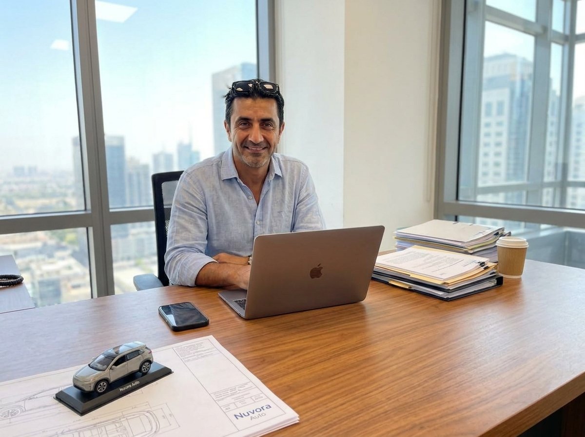 Sultan Rashid Abdullah Rashid Al Shene — Nuvora Auto founder portrait